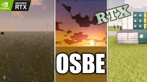 OSBES APOLLYON EDTION SHADER LOOKS RTX FOR MINECRAFT PE 1.17 | Minecraft pe