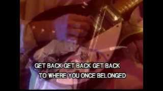 The Beatles - get back ( clip subtitles ) chords