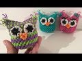 Rainbow Loom Nederlands, uiltje amigurumi, loomigurumi, (English subtitles)