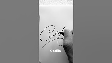 Make your fabulous signature(Cecilia) #signature #autograph #오토맨