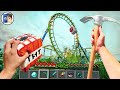 Minecraft in Real Life REALISTIC ROLLER COASTER in Realistic Minecraft EN LA VIDA REAL 創世神第一人稱真人版