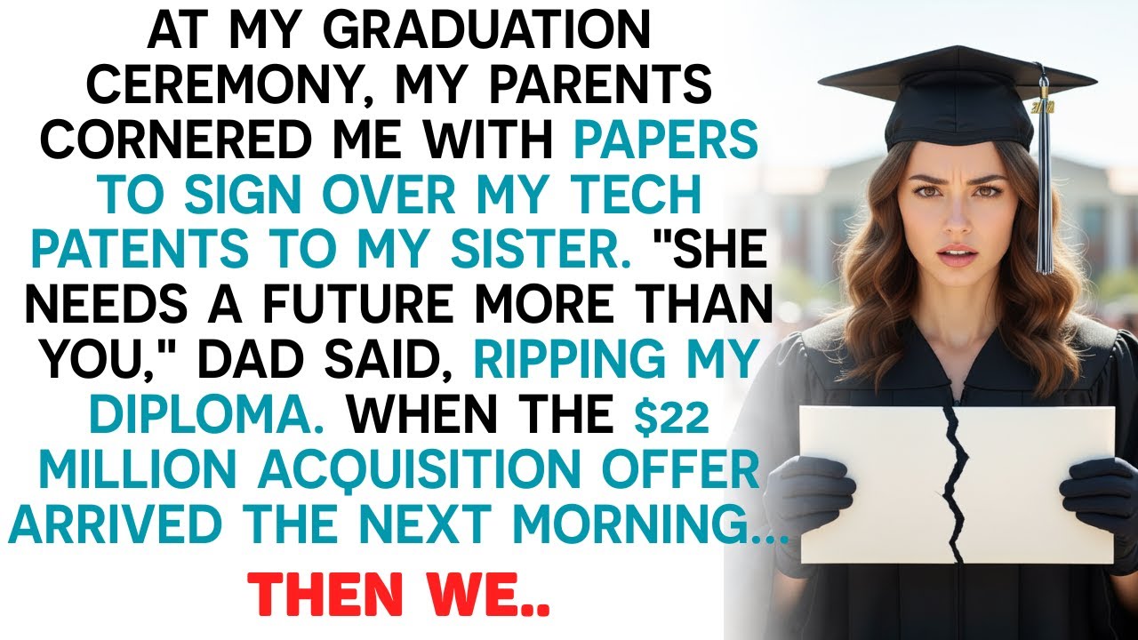 My Parents Demanded I Give Up My Tech Patents To My Sister At Graduation  They Didn'T Know What...