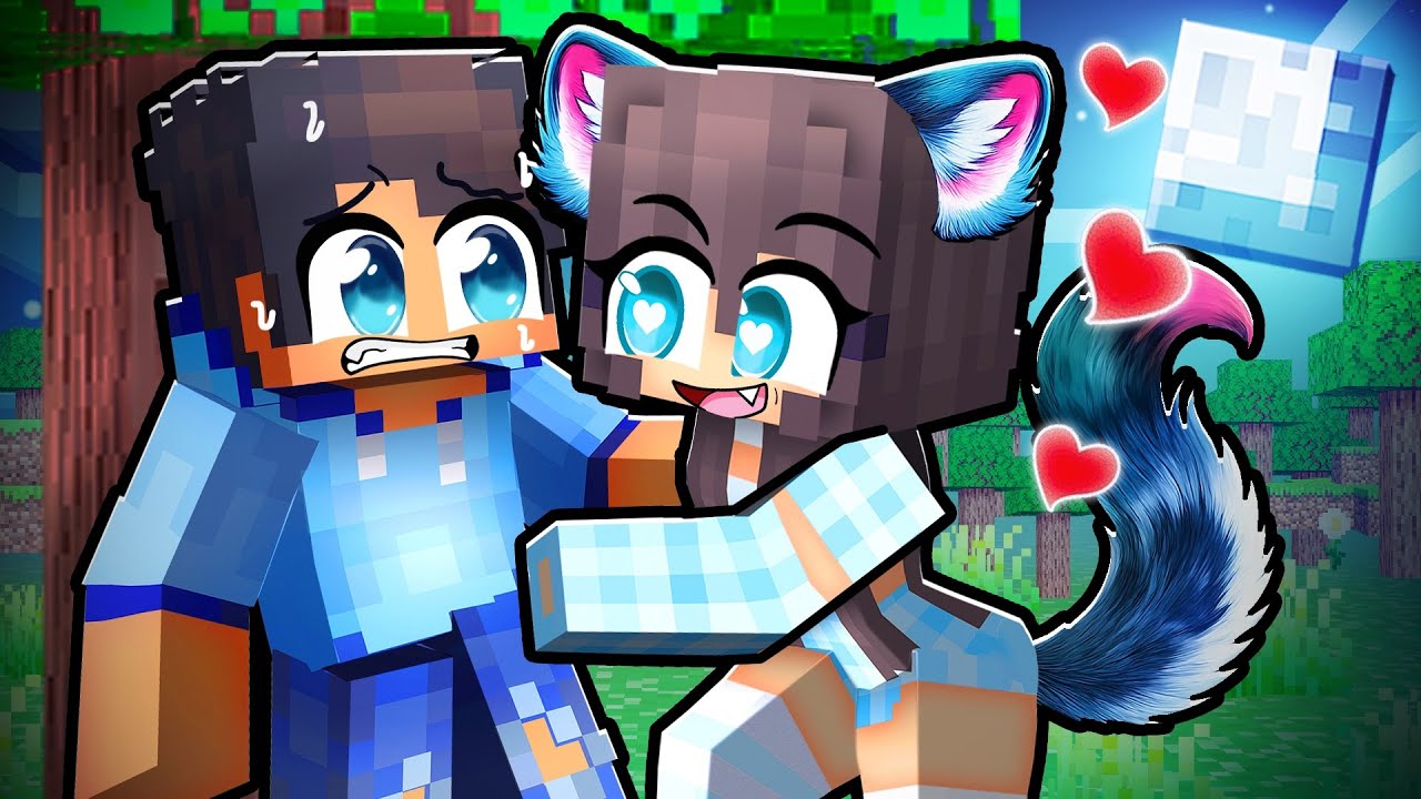 ENAMORÉ a una CHICA LOBO en Minecraft!