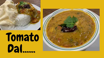 Tomato Pappu || Tomato Dal in Instantpot || Tomato pappu  Dal Recipe || Pappu Tomato Curry