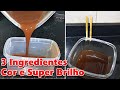 VERNIZ CASEIRO COR E SUPER BRILHO COM 3 INGREDIENTES