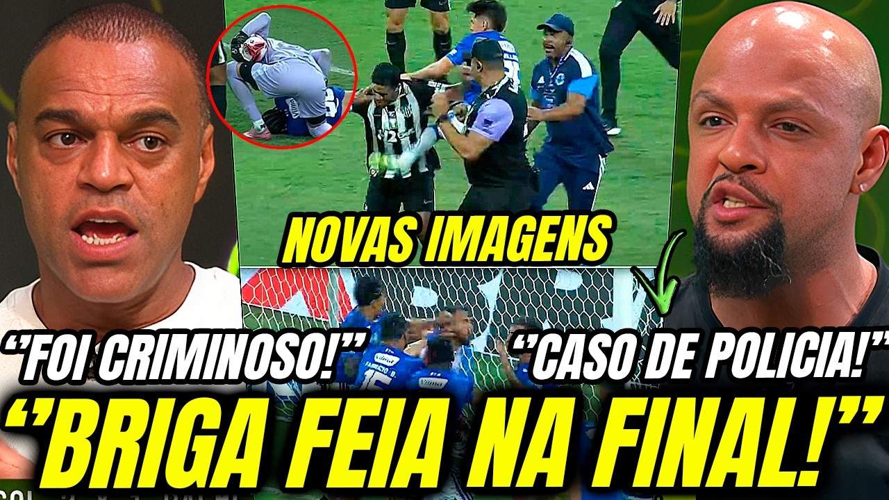 🚨 ''BRIGA GENERALIZADA NA FINAL DO MINEIRO!'' OLHA A REAÇÃO DA IMPRENSA APÓS A TRETA EM BH!