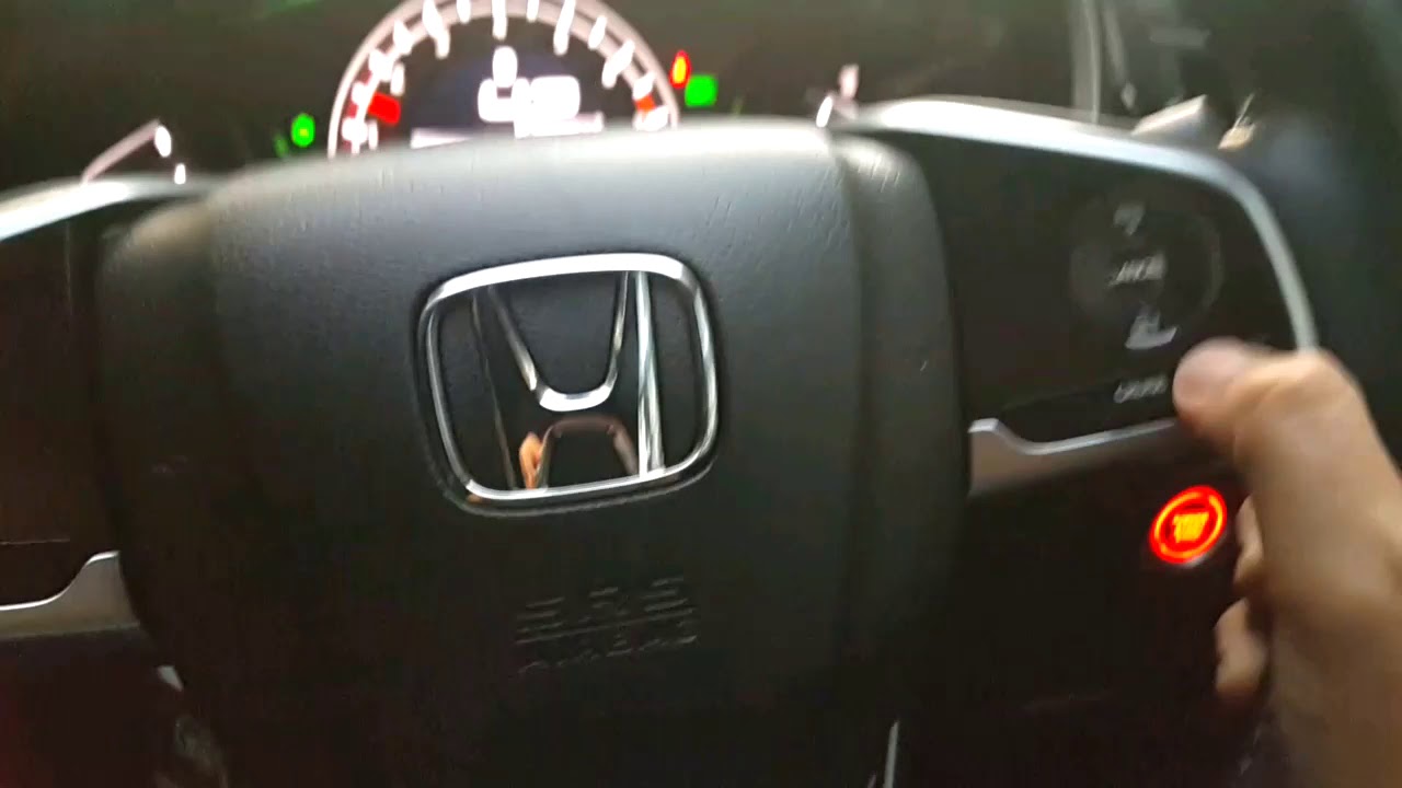 how to turn on cruise control on crv