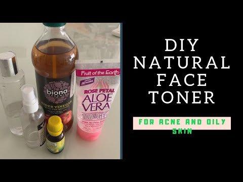 DIY Natural face toner for Acne and oily skin