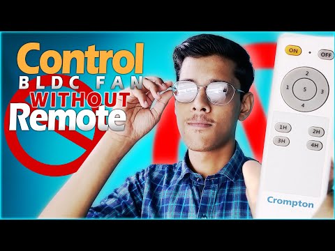 How to Control BLDC Fan Without Remote | Bina Remote ke Fan kaise Chalaye | Crompton Energion BLDC