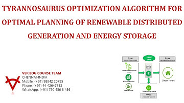 TYRANNOSAURUS OPTIMIZATION ALGORITHM-OPTIMAL PLANNING OF RENEWABLE DG AND ENERGY STORAGE