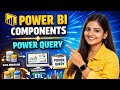 Power BI Components & Power Query Full Tutorial for Beginners