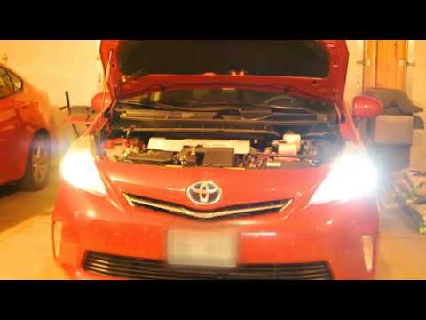 2014 Prius V Headlight upgrade