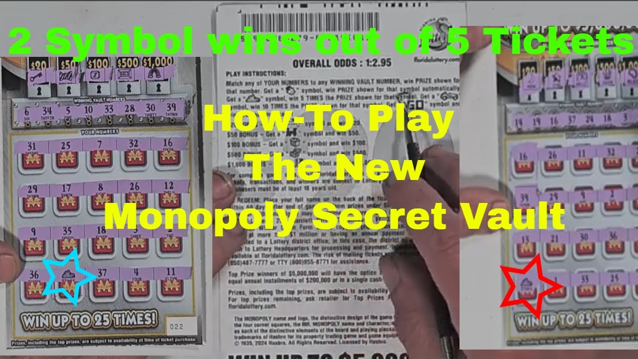 🕵️‍♂️❓ How to Play the 🆕 $20 Monopoly Secret Vault Florida Scratch Off Game! ❓🕵️‍♂️