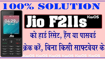 Jio F211s Hard Reset with Bootkey