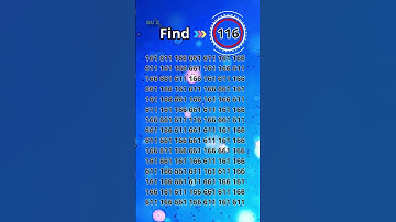 Eye Test Challenge: Can You Find the 116? #quizmeplztv #quiztime #quiz