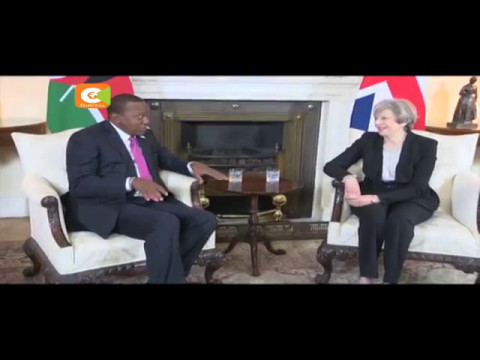 Kenyatta meets UK PM Theresa May