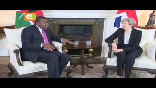 Kenyatta meets UK PM Theresa May