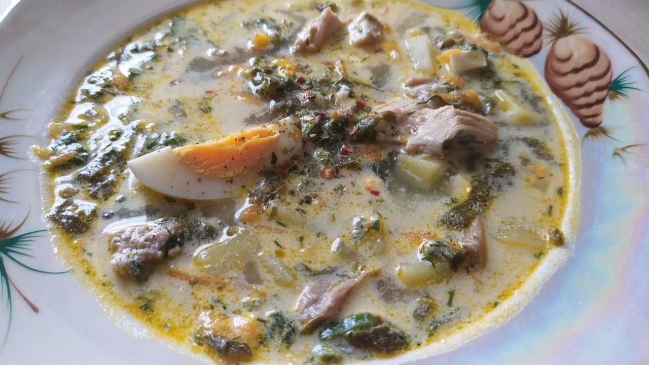 ЗЕЛЁНЫЙ БОРЩ с щавлем и крапивой! Неповторимый вкус и аромат!