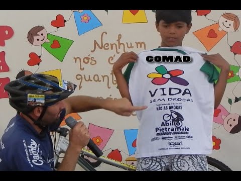 Pietramale mostra crianças loucas para dizer não as drogas