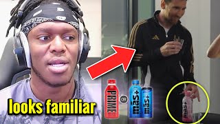 KSI REACTION to Messi's New Hydration Drink Mas+ 👀