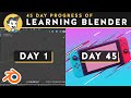 Learning Blender - First 45 Days