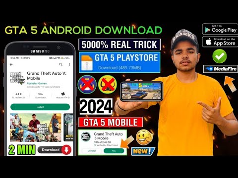 #1 ⚡ How To Download GTA 5 For Android | Download Real GTA 5 On Android 2023 | GTA 5 Mobile Download Mới Nhất
