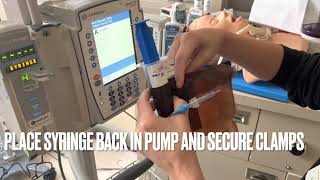 Changing veletri syringe
