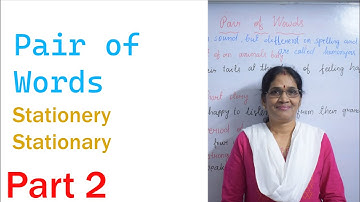 Pair of words | Part 2