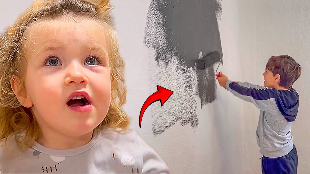 Au MURDĂRIT peretele/ 😳Complimare cu decorul din Dormitorul Băieților 🥰