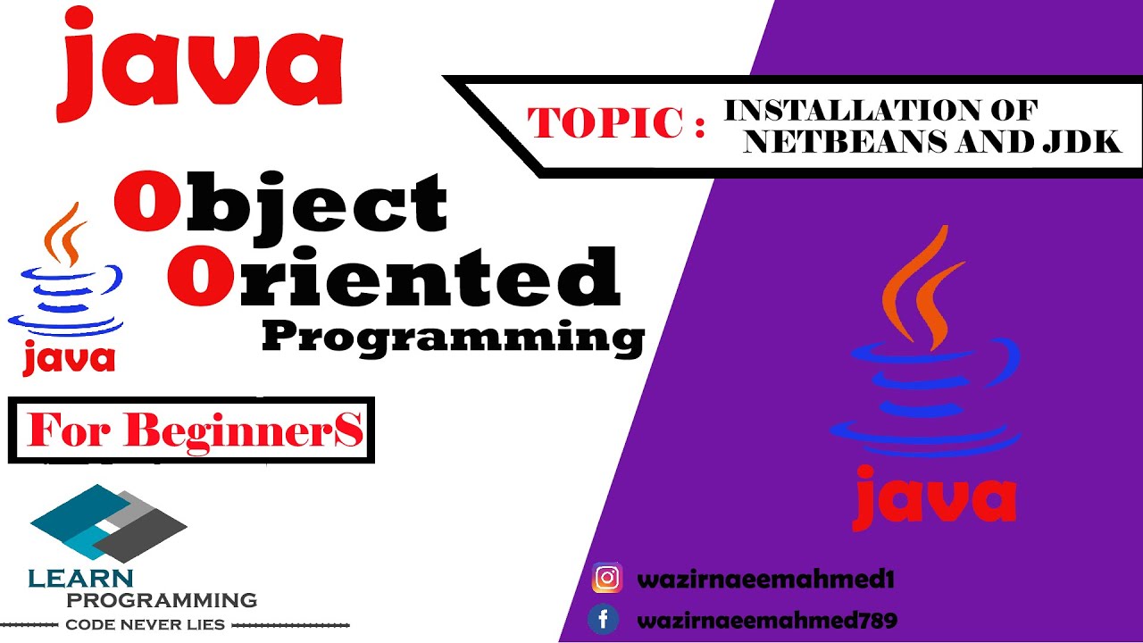 installation of java || netbeans and jdk || Tutorial 1 || Learn ...