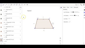 Geogebra: Trapezoid