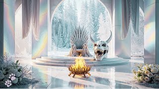Quicksilver | Frost Throne Room | Inspired Winter Castle Fire & Snow Ambience screenshot 3