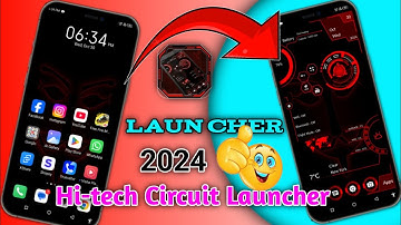 😟Hi-Tech Circuit Launcher for Any Android Phones | Cool Animation And Full Features | Try it