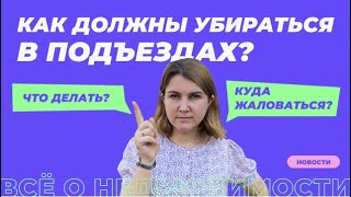 Как должны убирать в подъездах в 2022 году? Куда и кому жаловаться?