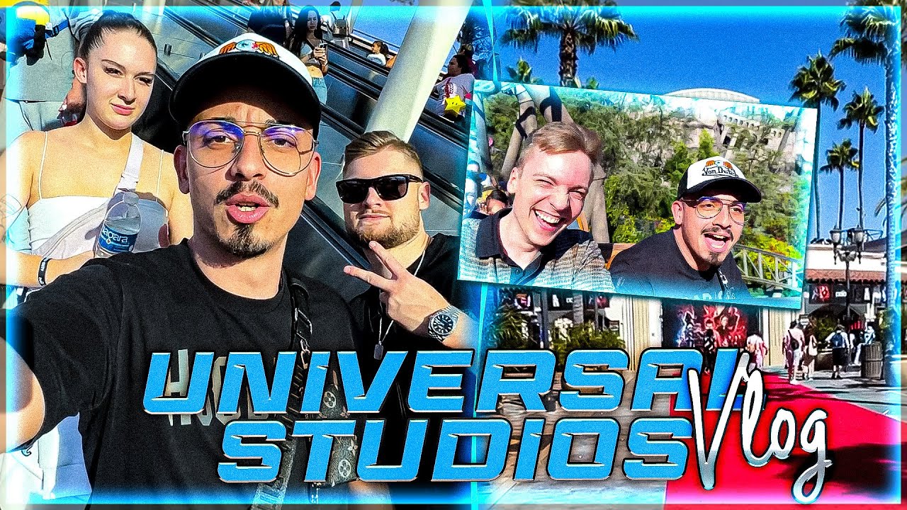 Universal Studios in LA mit Warzone Deutschland 🌴😂 | LA Vlog #2