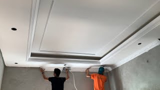 Professional Skills Installing Gypsum Boards On Bedroom Ceilings New Style Quickly And Firmly screenshot 3