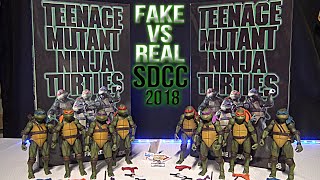 Fake Vs Real TMNT SDCC 2018 Unboxing review