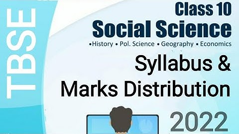 TBSE Class 10th SST Syllabus and Marks Distribution 2022 _ Tripura Madhyamik Syllabus 2023