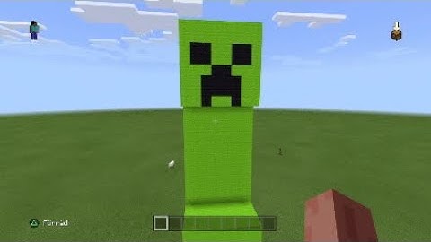 Minecraft how to build a creeper statue