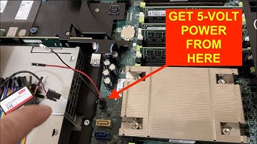 HOW TO GET 5 VOLT DC FROM DELL SERVER MOTHERBOARD R630/R730/R640/R740