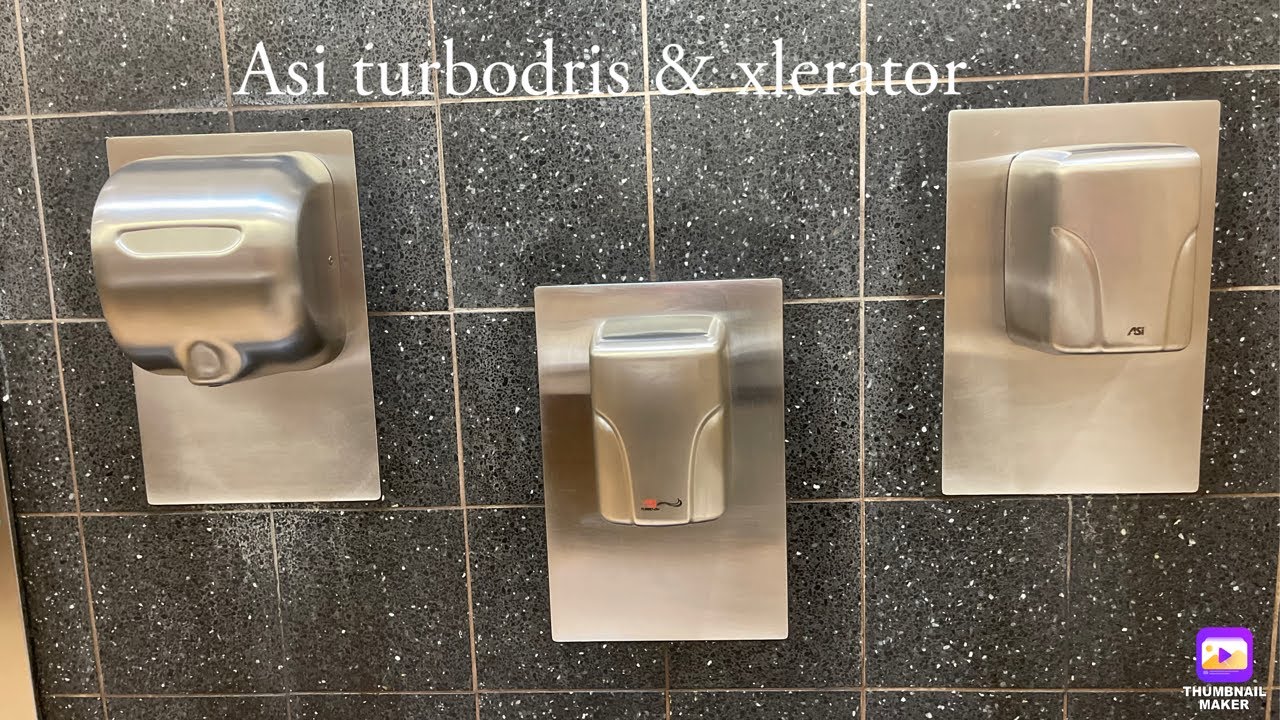 Asi turbo dri hand dryer & Xlerator hand dryer at Chicago southland