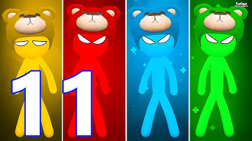 Stickman Party - Gameplay Part 11 New 2024 Update Random MiniGames 1 2 3 4 Players Free Adventure