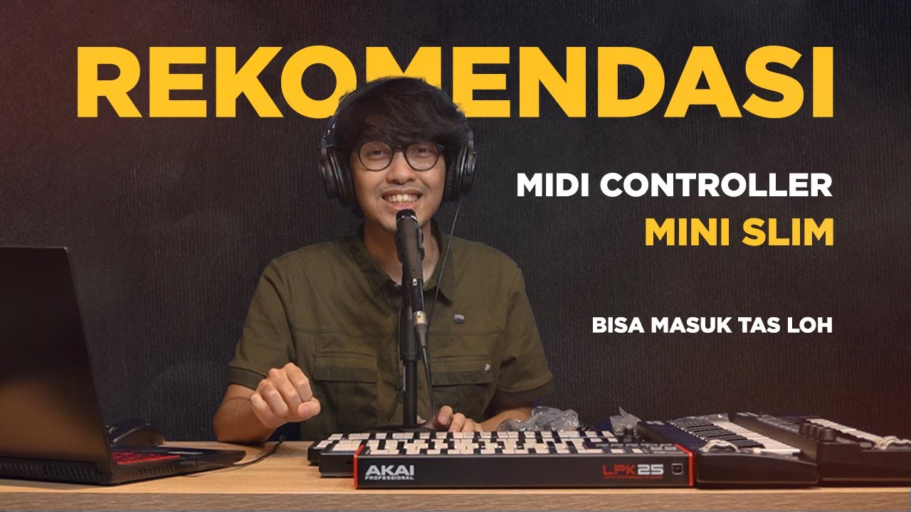 Rekomendasi Midi Controller Mini Slim Portable Low Budget 25 keys - 32 Keys