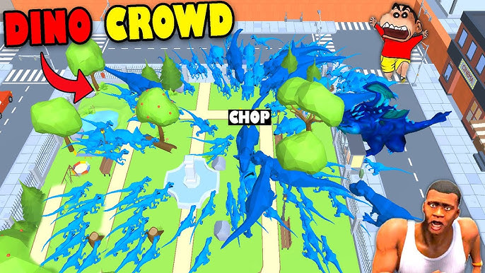 Dino Crowd 🕹️ Jogue no CrazyGames