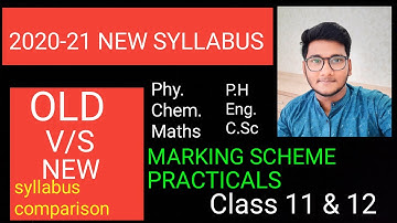 CLASS 11 & 12 SYLLABUS 2020-21 | NEW CHANGES | OLD vs NEW SYLLABUS COMPARISON| PRACTICAL |