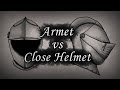 Armet vs Close Helmet: What's the Difference?