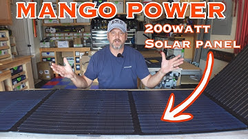 Mango Power 200 watt Solar Panel