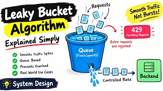 Leaky Bucket Algorithm Explained Simply | System Design