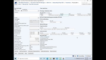 How to process leave entitlement payments using FAS 3 Desktop (with a BAS Off hosted file)