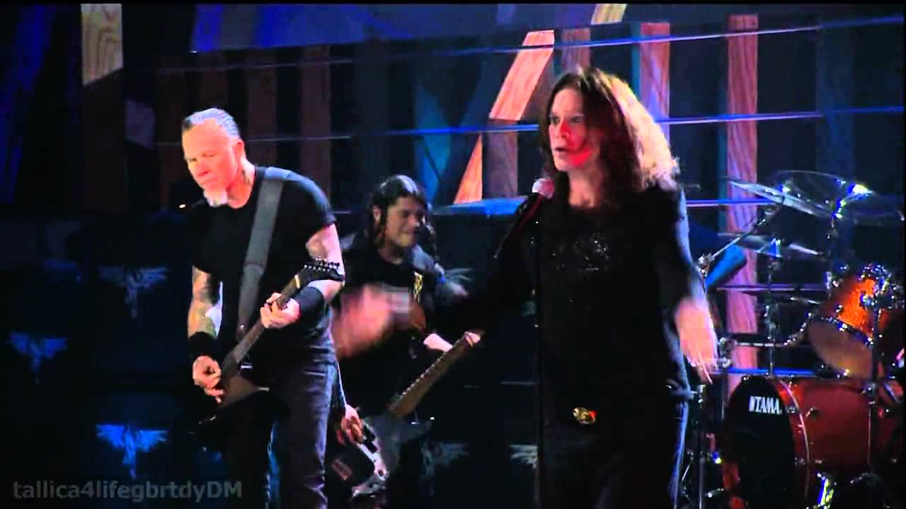 Metallica - Paranoid with Ozzy (live Rock & Roll Hall of Fame New York  October 30, 2009) HD - YouTube